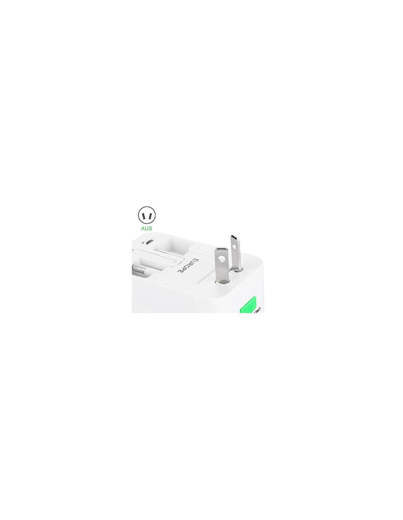 Adaptador Universal de Viagem com Porta USB