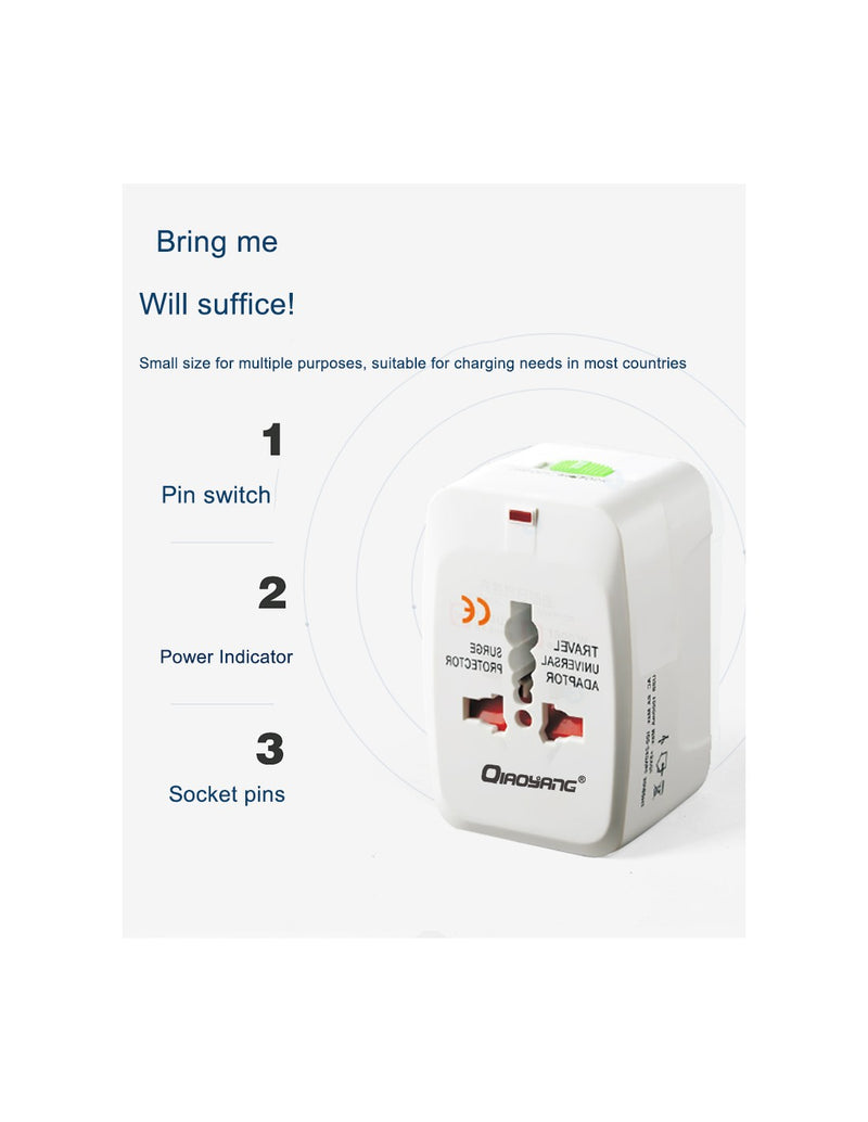 Adaptador Universal de Viagem QA-T646