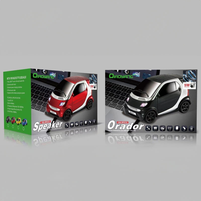 Altifalante Bluetooth em Forma de Carro QA-SP312