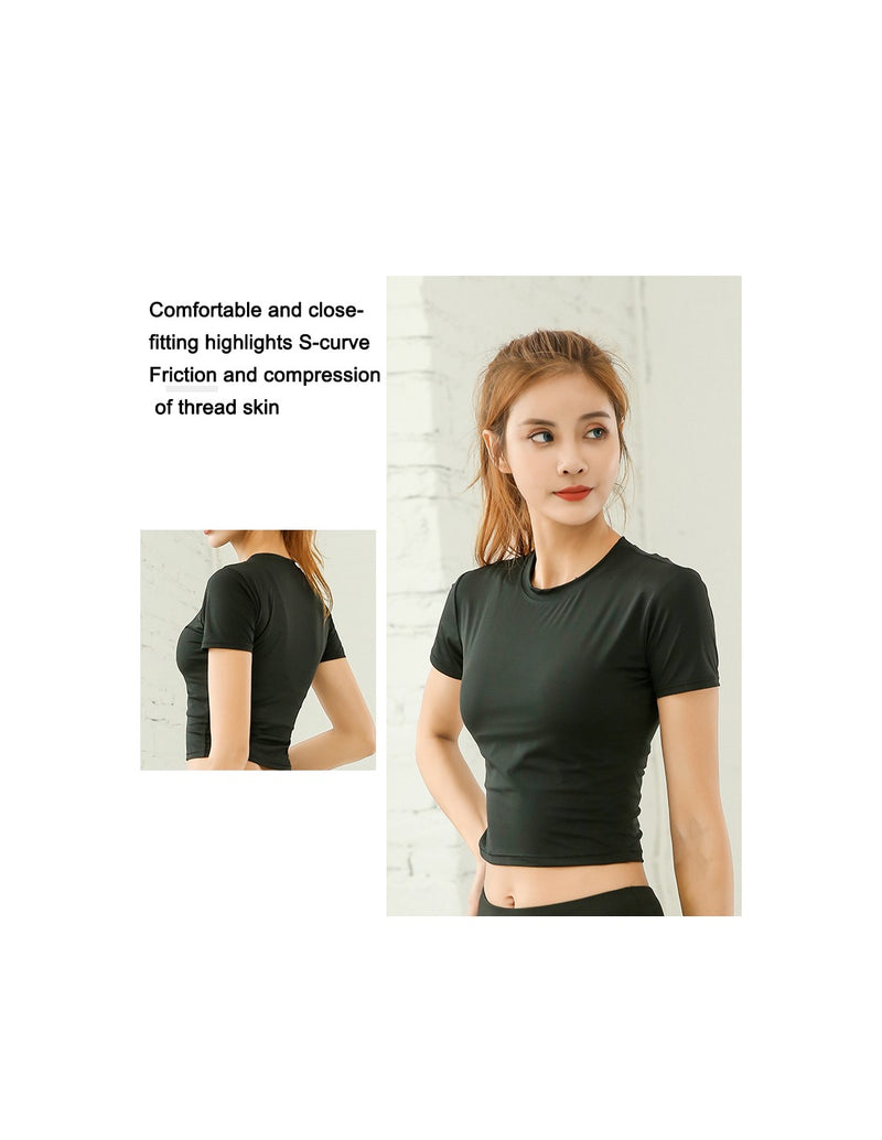 Camisola Modeladora com Manga Curta QA-YF102