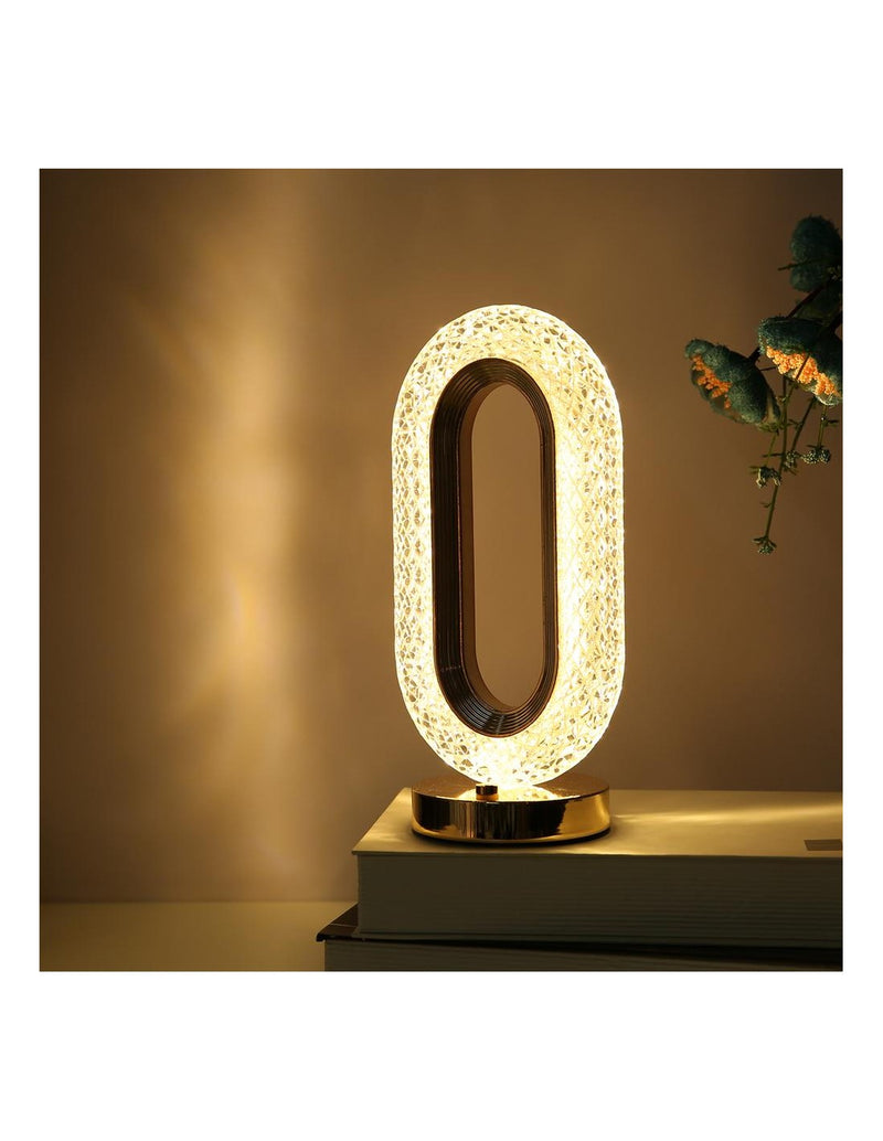 Candeeiro de cristal LED com design sofisticado