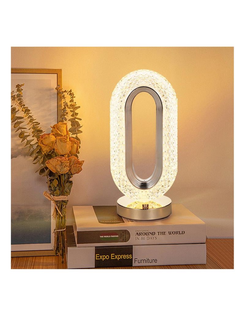 Candeeiro de cristal LED com design sofisticado
