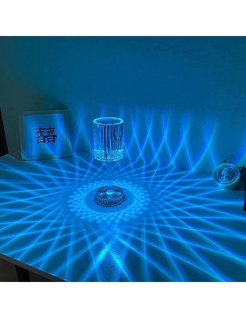 Candeeiro de Mesa Cristal LED Decorativo