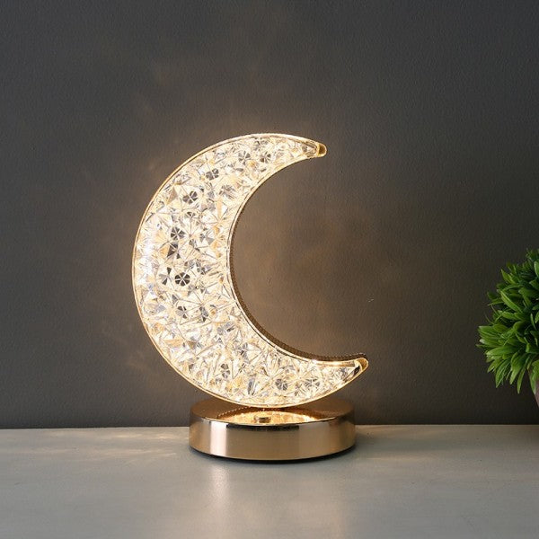 Candeeiro LED Decorativo em Forma de Lua