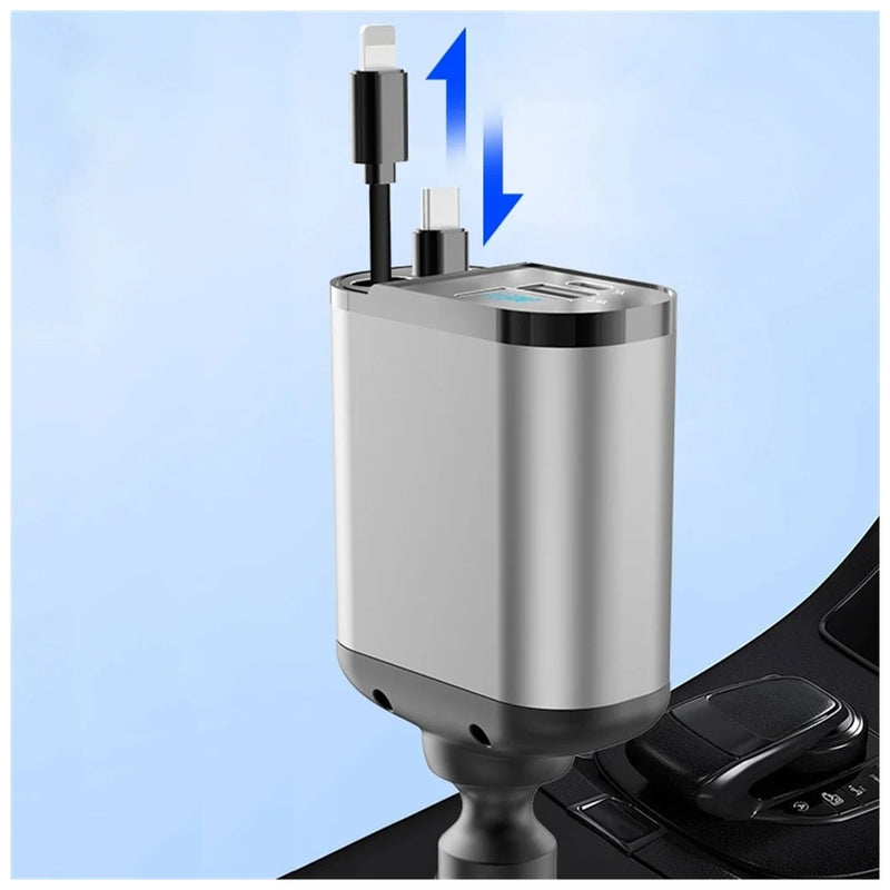Carregador automóvel USB C