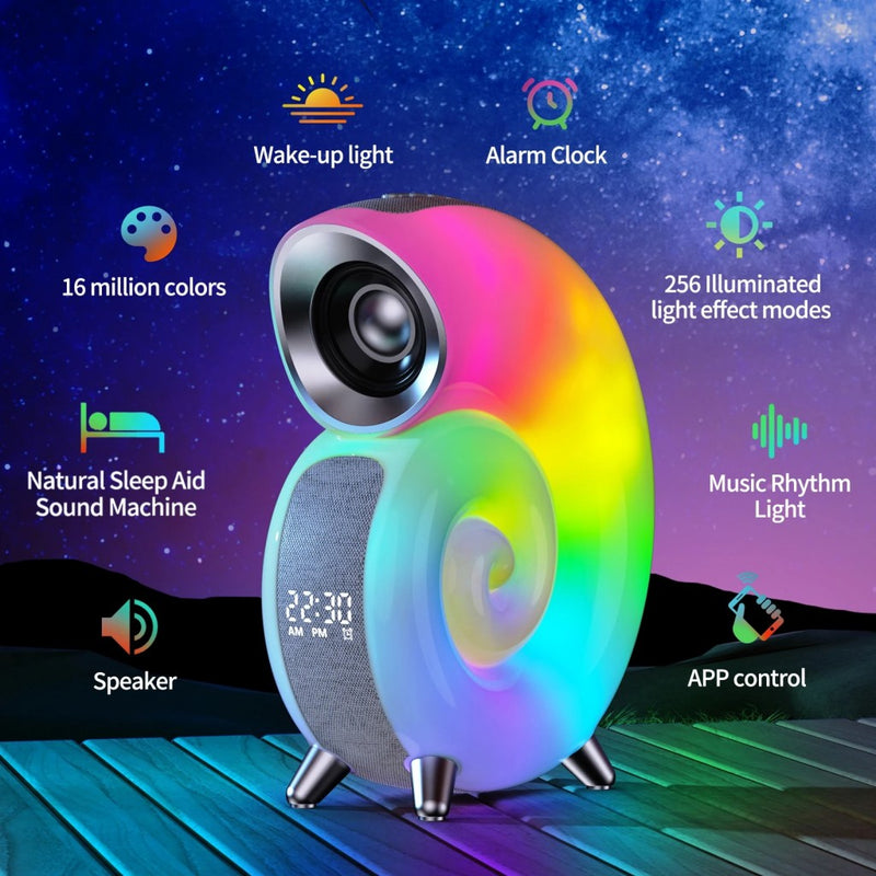 Coluna RGB Bluetooth c/ Iluminação