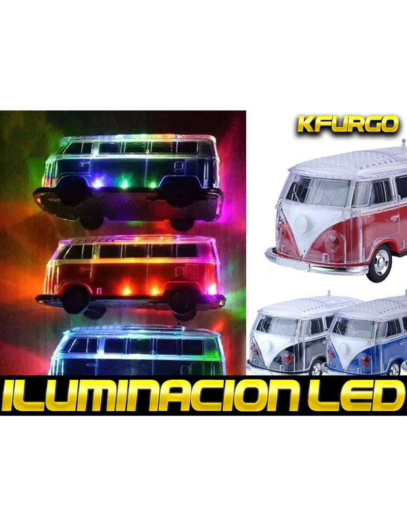 Coluna Rádio Bluetooth Carrinha Pão de Forma