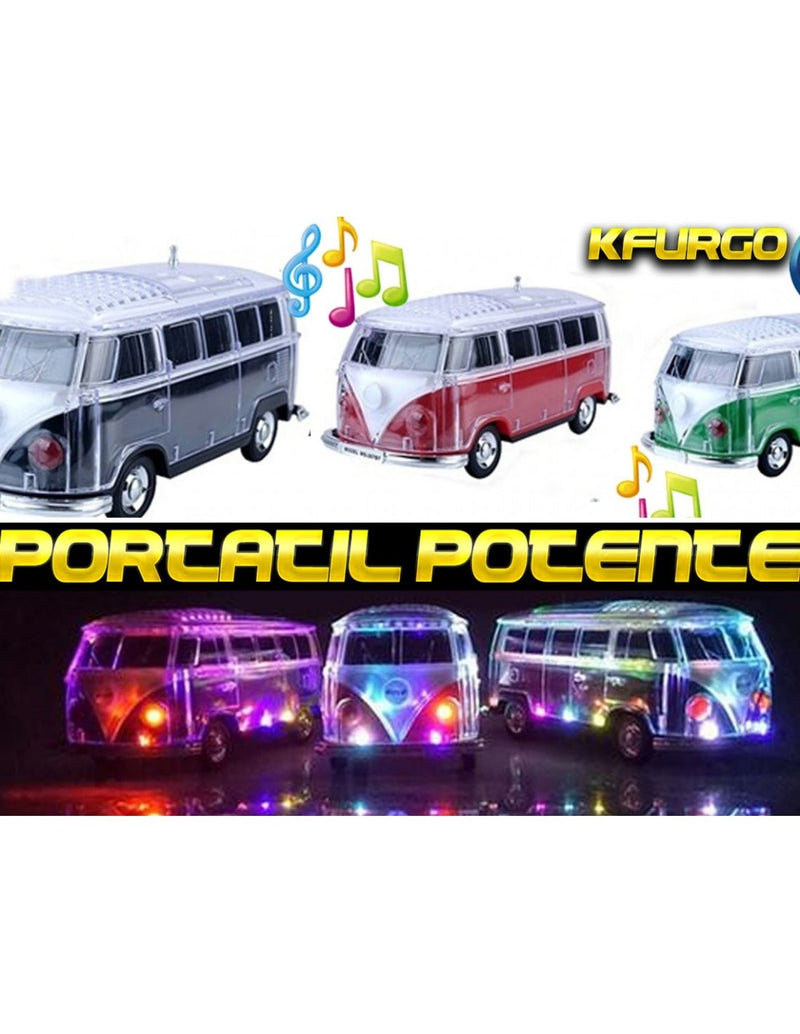 Coluna Rádio Bluetooth Carrinha Pão de Forma