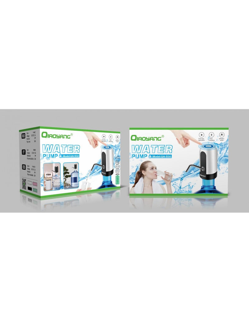 Dispensador de Água Elétrica Recarregável QA-S50