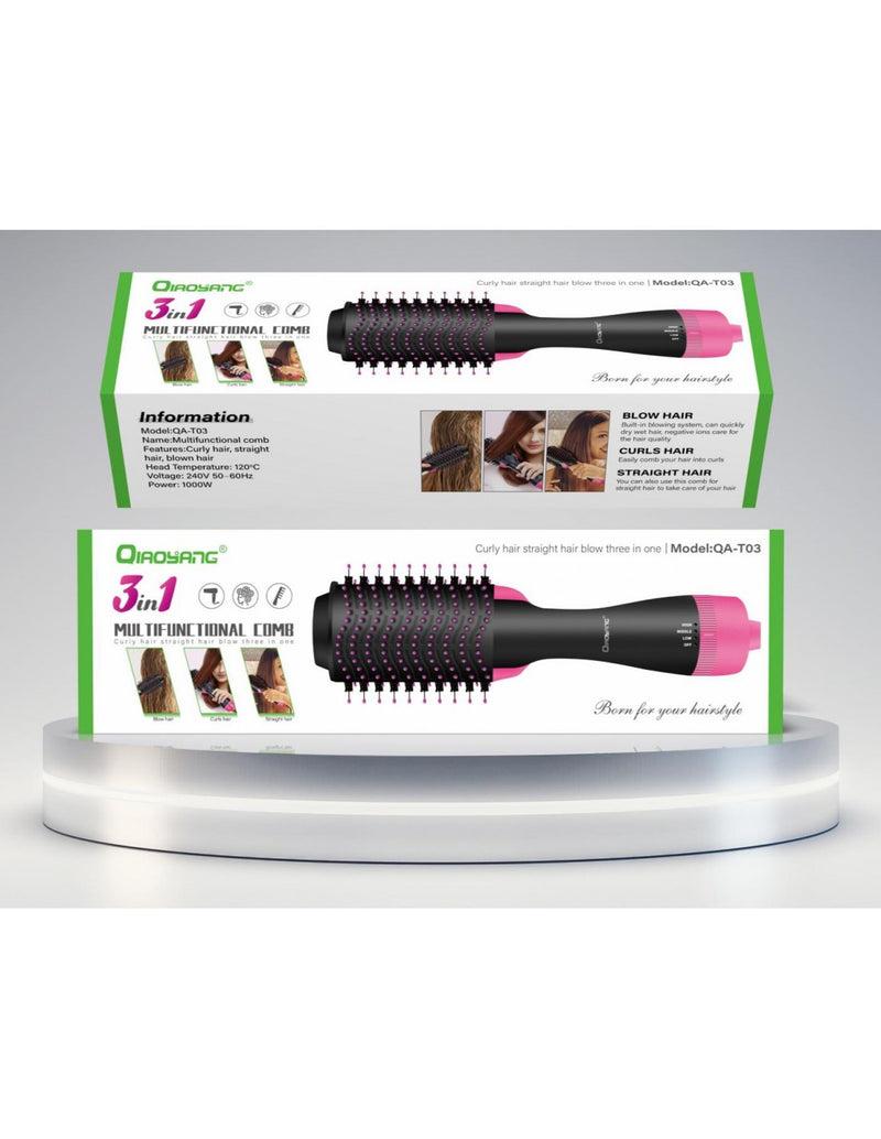 Escova Secador 3 in 1 - QA-T03