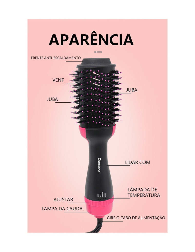 Escova Secador 3 in 1 - QA-T03