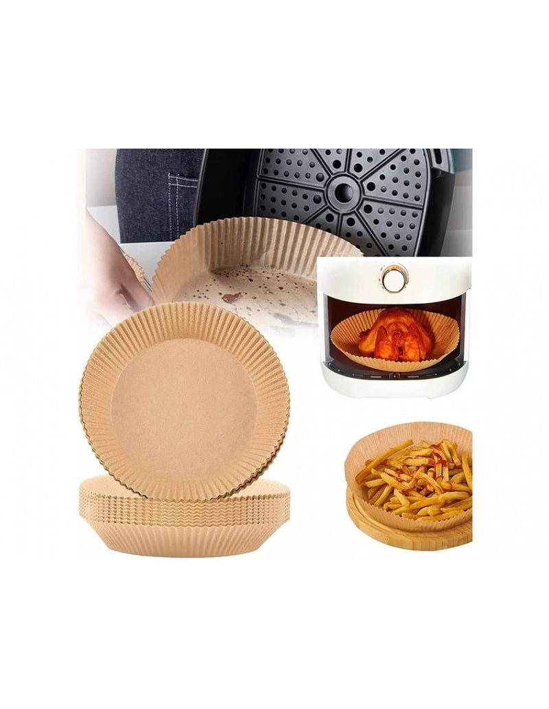 Formas de Papel Antiaderentes para Airfryer - 16cm (50 unidades)