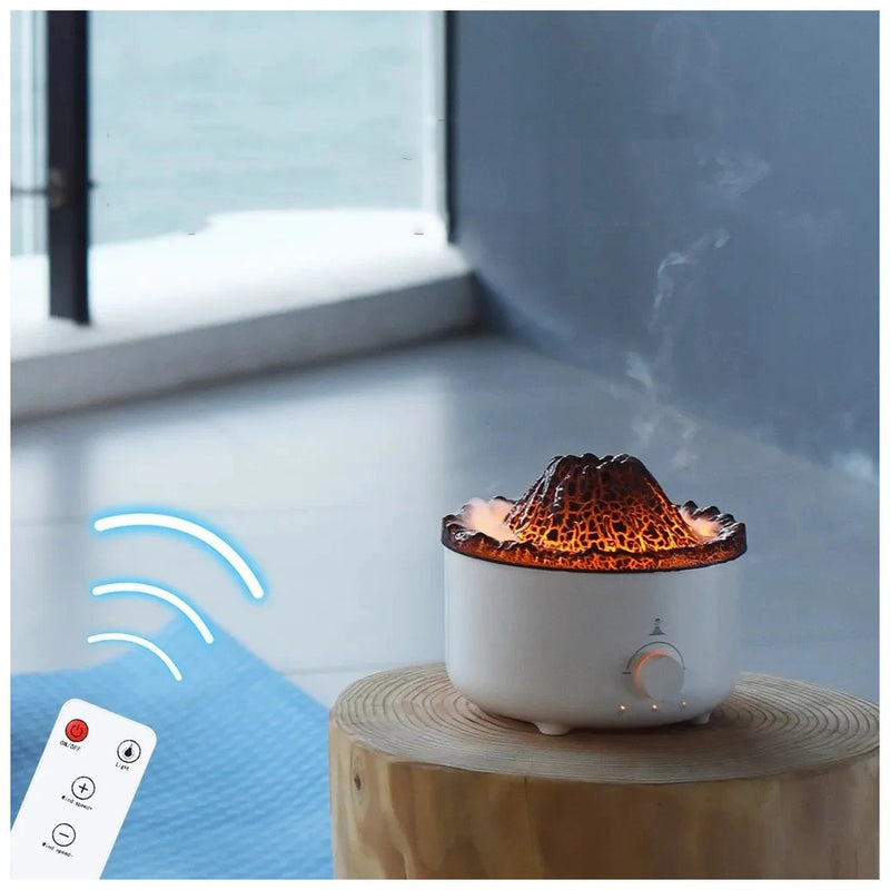 Humidificador com Design de Vulcão