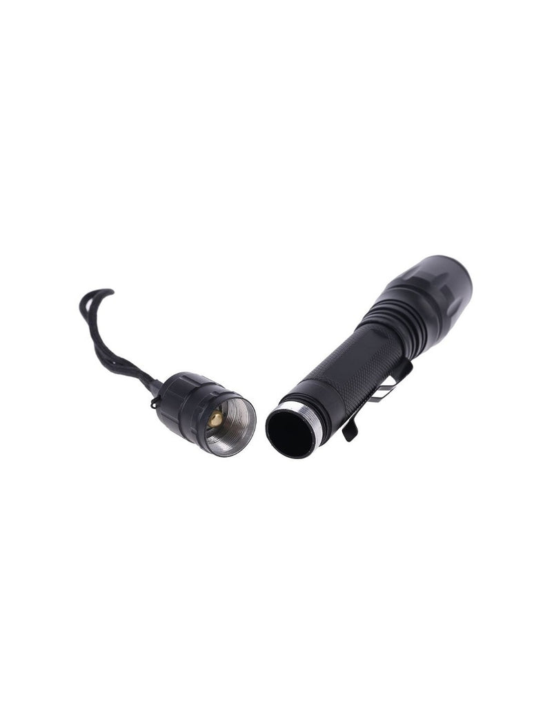 Lanterna Tática LED com Zoom Ajustável 100000 Lumens