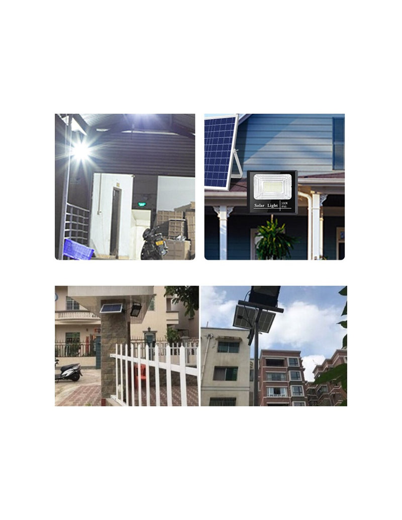 Projector Solar LED 100W com Controlo Remoto