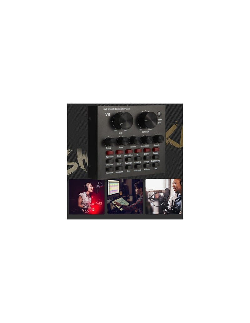 Mesa de Mistura Audio Multifunções V8