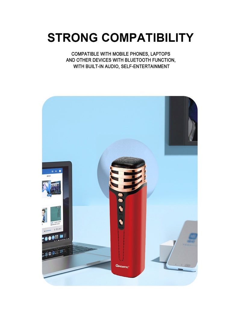 Microfone Sem Fios Karaoke QA-T635