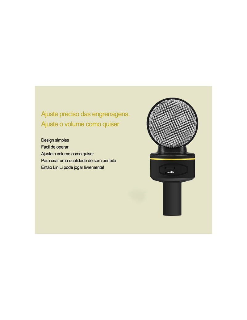 Microfone Condensador QRA-T600