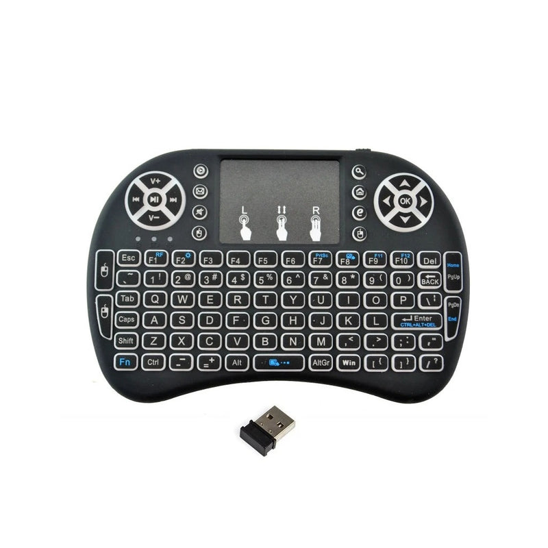 Mini Teclado Querty com Rato sem Fios