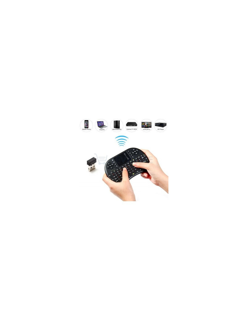 Mini Teclado Querty com Rato sem Fios