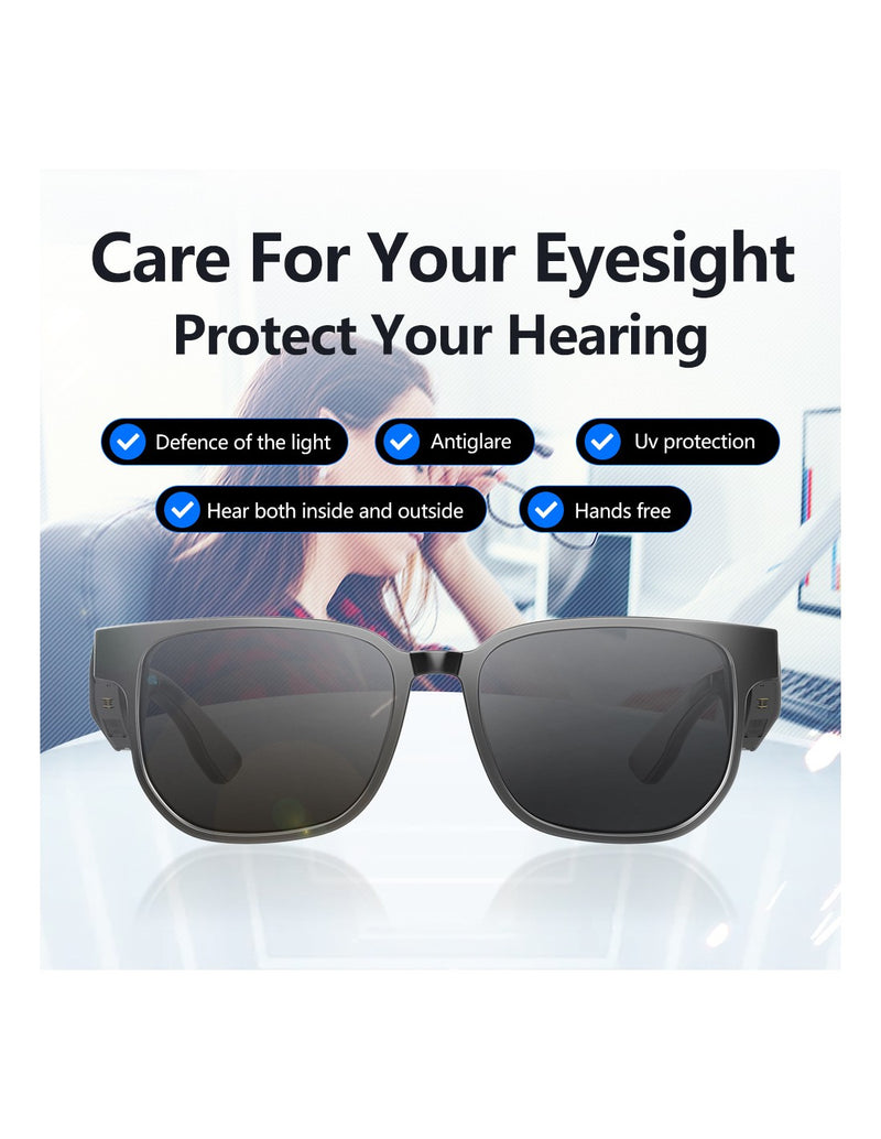Óculos de Sol Inteligentes com Áudio Bluetooth 5.1