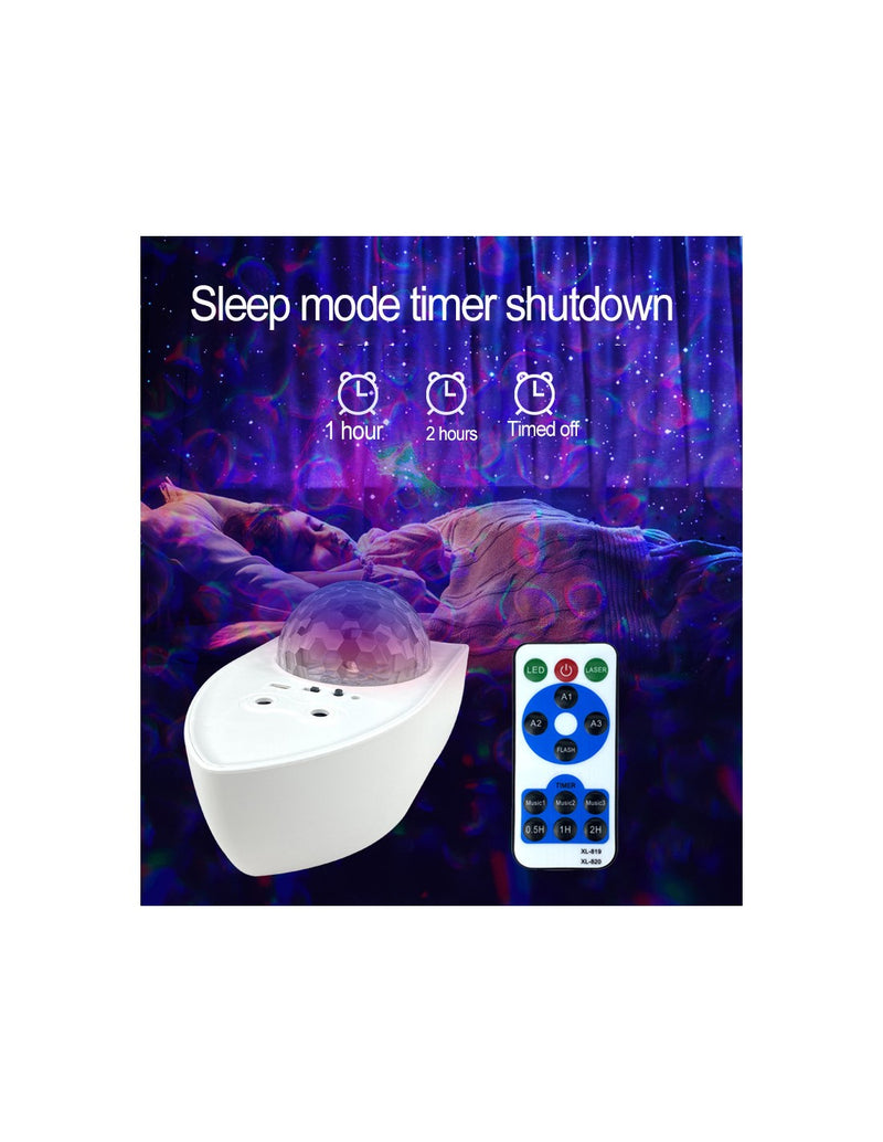 Projetor Estrela RGB com Altifalante Bluetooth QA-BD6
