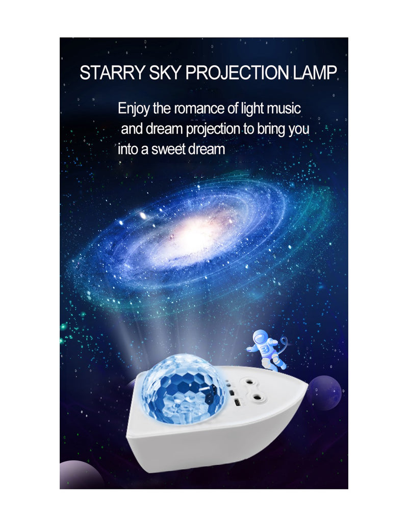 Projetor Estrela RGB com Altifalante Bluetooth QA-BD6