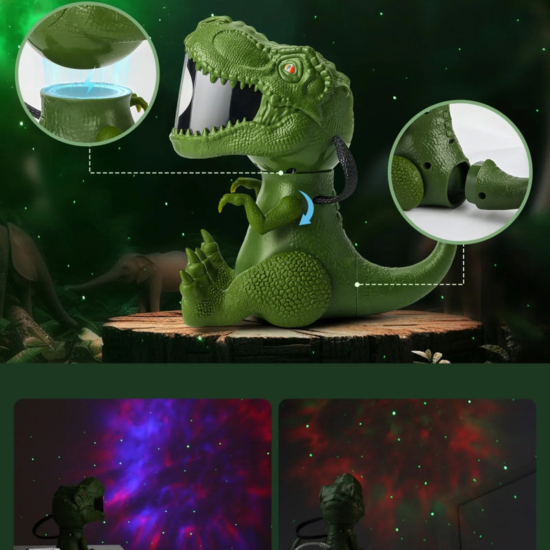 Projetor de Luz em Forma de Dinossauro
