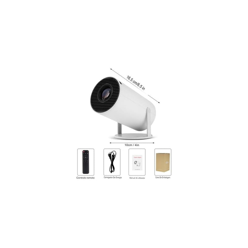 Projetor Portátil HY300 4K Full HD Android 11