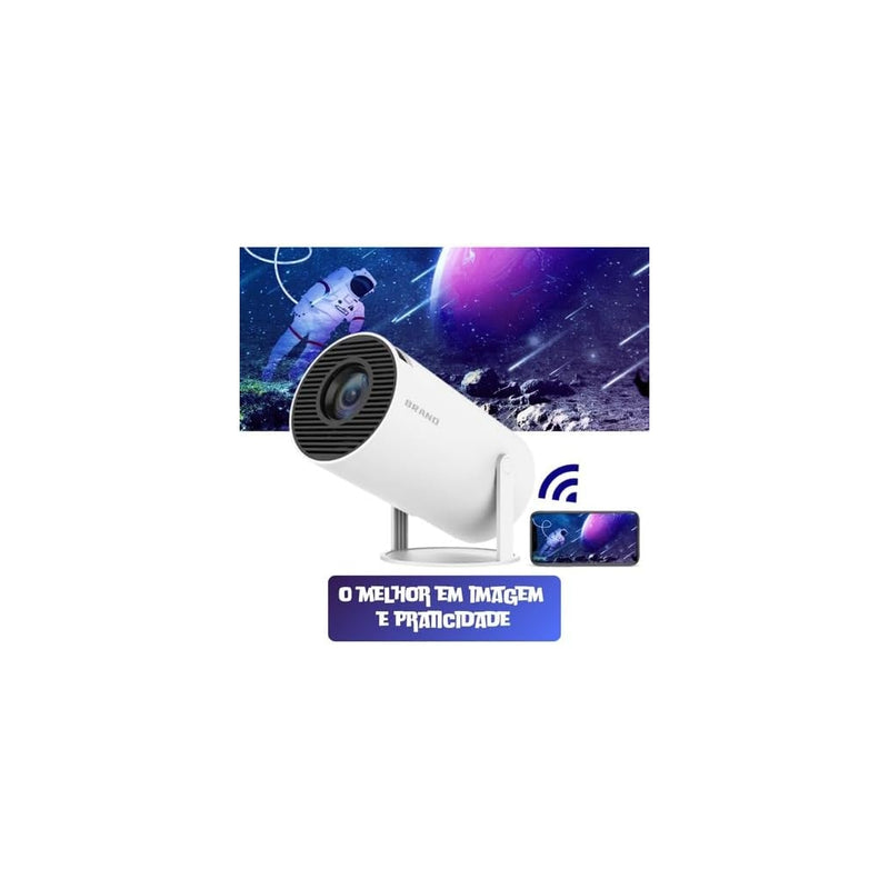 Projetor Portátil HY300 4K Full HD Android 11