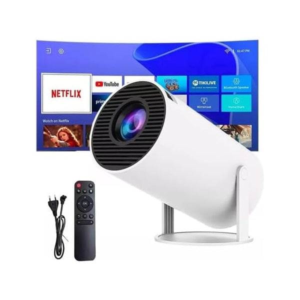 Projetor Portátil HY300 4K Full HD Android 11