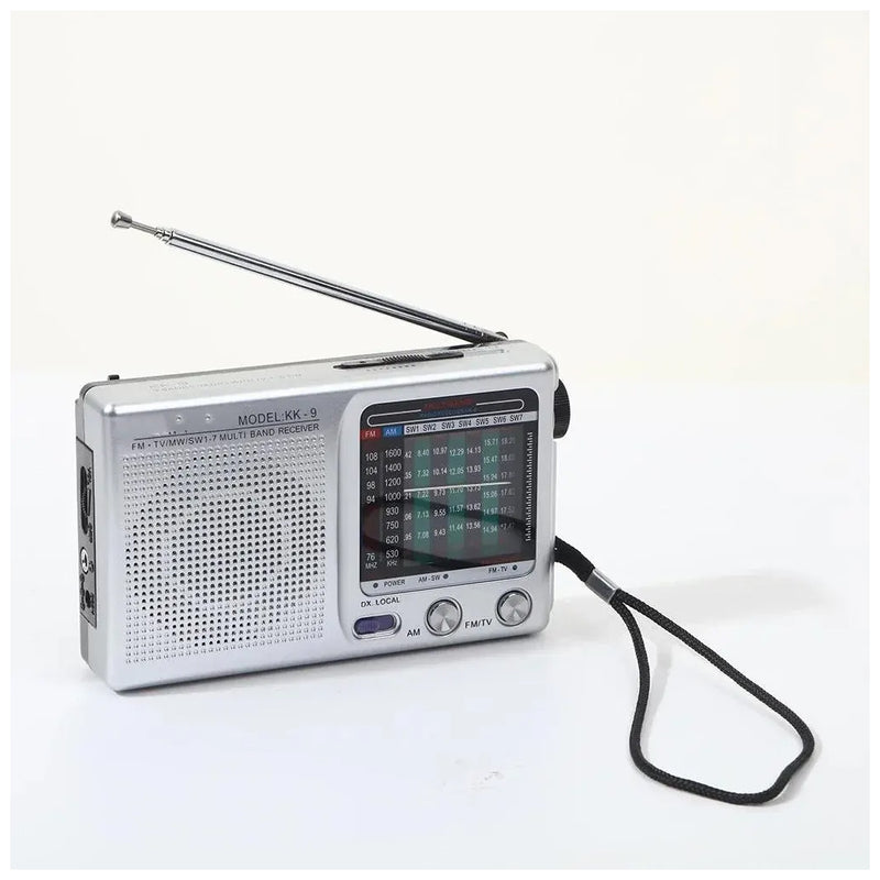 Rádio Portátil a Pilhas KK-9