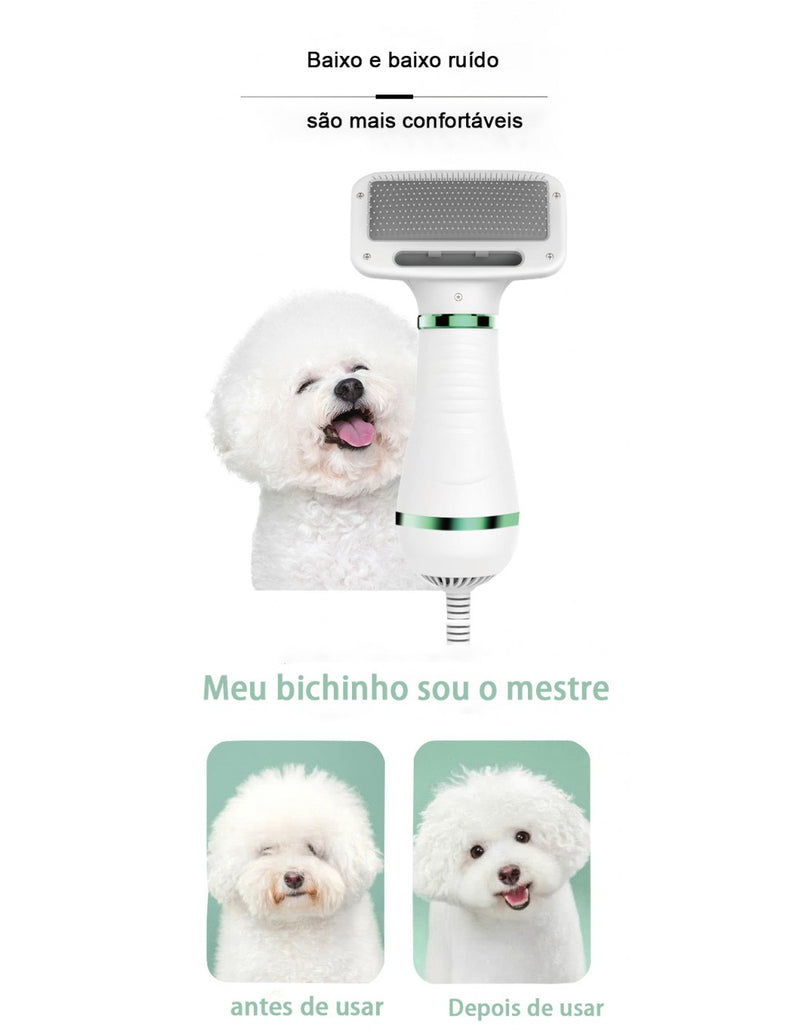 Secador e Escova para Animais QA-T622