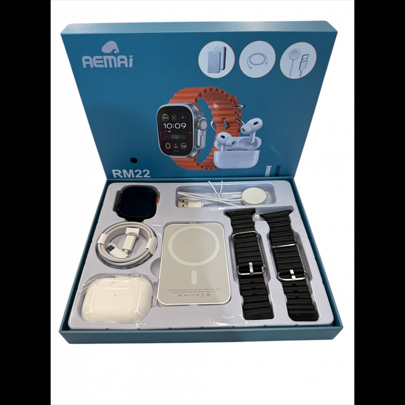 Smartwatch AEMAI RM22 – Kit Completo