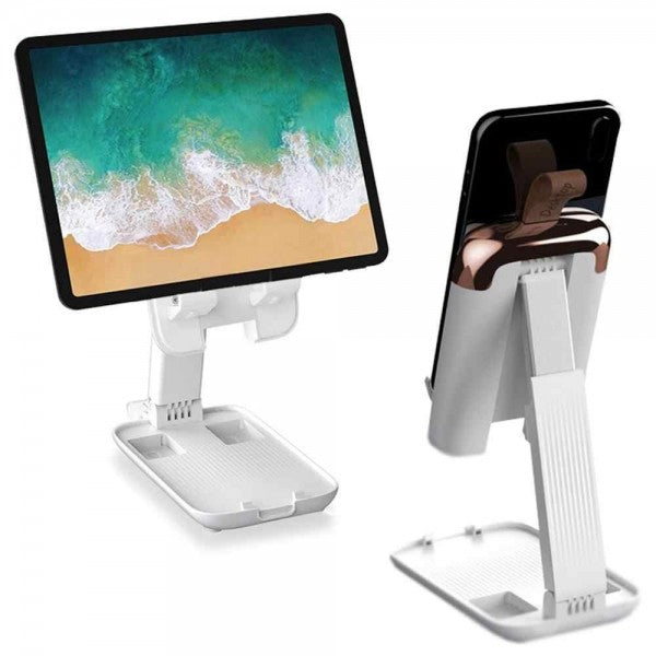 Suporte Dobrável Ajustável para Tablet e Telemóvel