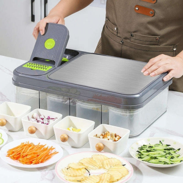 Tábua de Corte de Alimentos com Arrumação