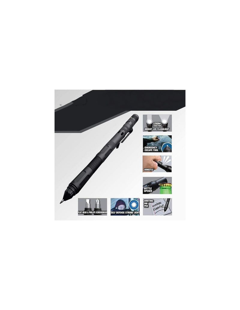 Tactic Pen - Caneta Multifuncional 9 em 1