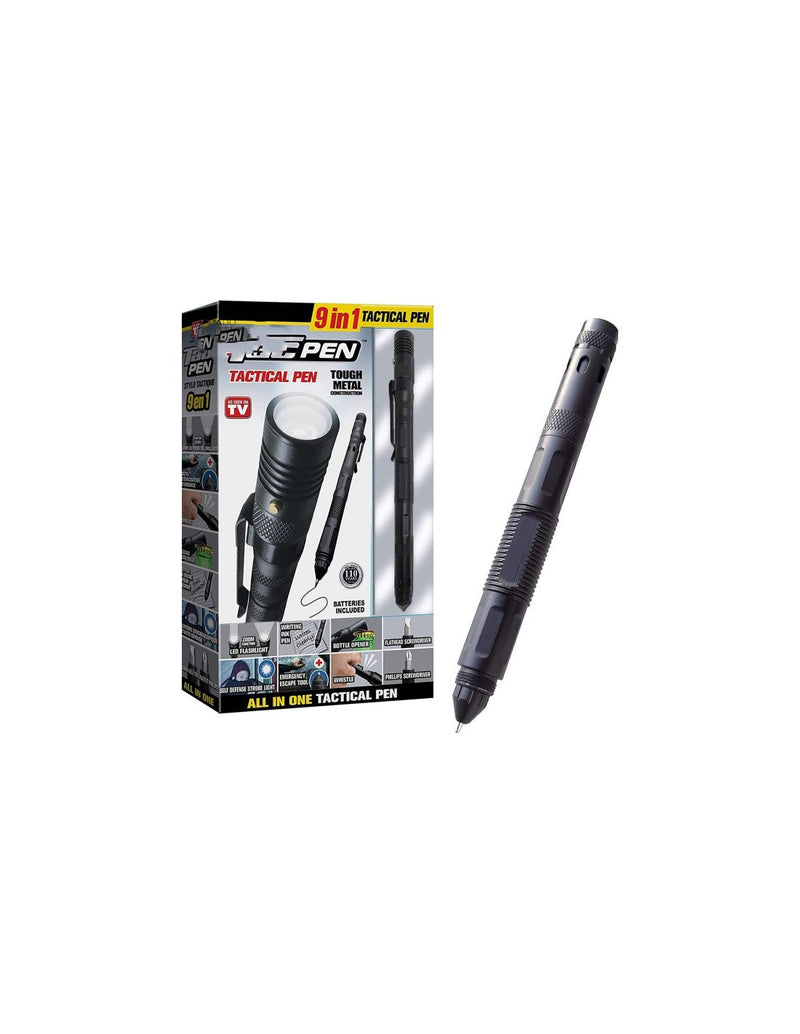 Tactic Pen - Caneta Multifuncional 9 em 1